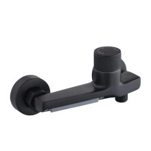 Bathtub Faucet with Hot and Cold Water Mixer Valve for Bathroom Shower, Black Finish
