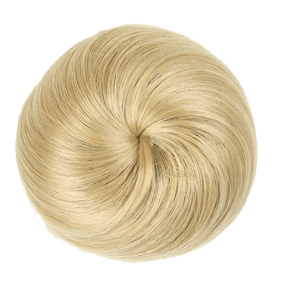 Heat Resistant Synthetic Hair Bun Donut Chignon with Elastic Drawstring for Natural Volume Boost