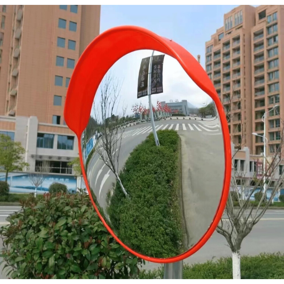 Convex Safety Mirror With Wideangle Traffic View And Adjustable Mount For Outdoor And Supermarket 9044945279221