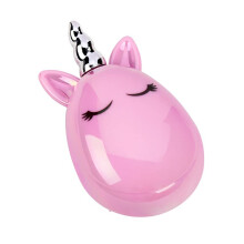 Detangling Hair Brush Pink Unicorn Mini Travel Size for Wet and Dry Hair Kids and Adults