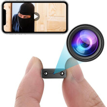 Bemona Mini Home Security 1080P Indoor Night Vision, Motion Detection Camera, Black