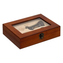 Conjunto de Sommelier 3 Peças "Cave" 22cm Marrom