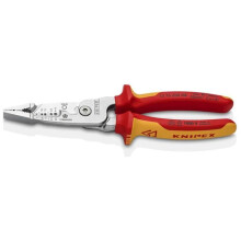 13 76 200 ME WireStripper Metric Version Insulated with Multi-Component Grips, VDE-Tested Chrome-Plated 200