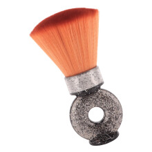 Barber Neck Duster Brush with Handle for Men's Beard Cleaning, Easy Clean Ergonomic Grip