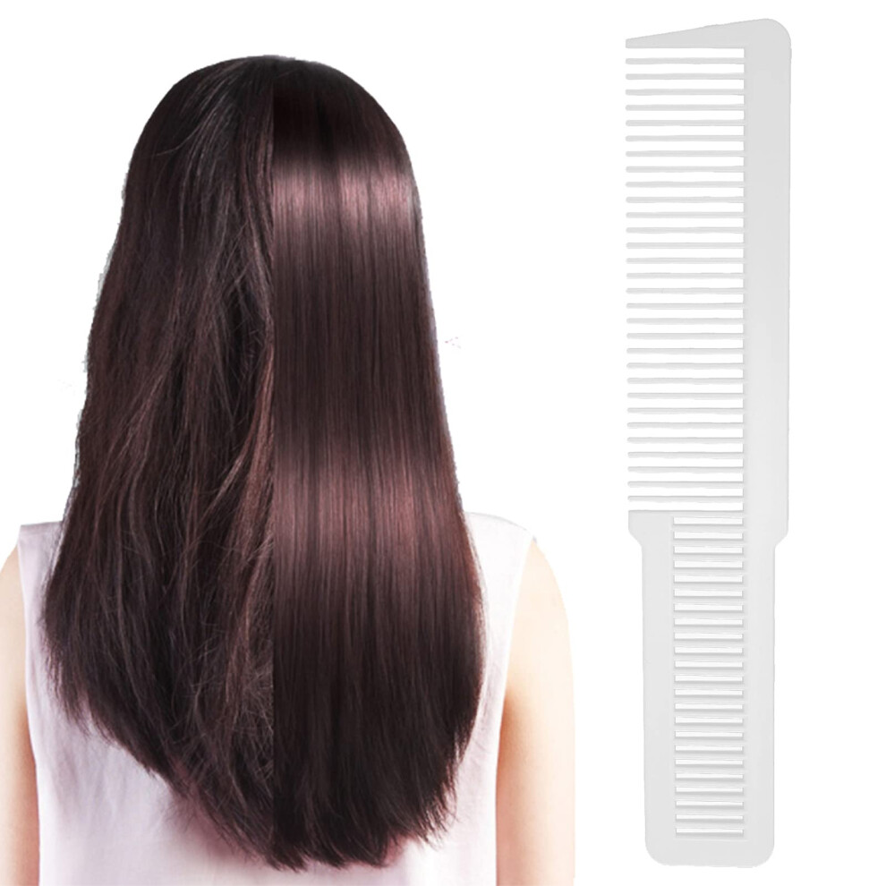 Unisex Hair Comb Barber Comb With Gentle Detangling Teeth, Durable Plastic, Compact For Salon And Travel