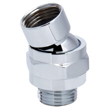 Adjustable Brass Shower Head Swivel Connector Ball Joint for Arm Extension Replacement