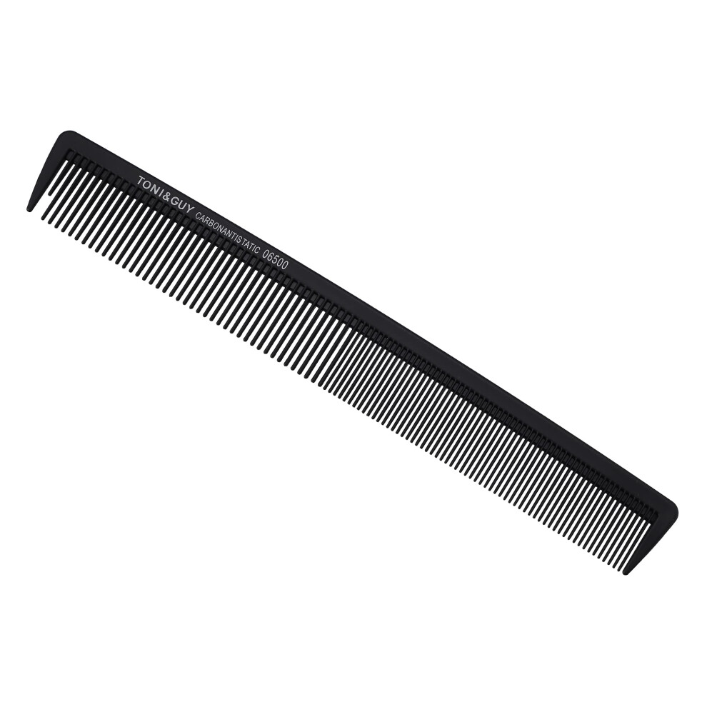 Black Plastic Hair Comb 21.5cm for Fast Detangling and Styling â Durable Compact Design
