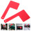 Mail Box Banner Mailbox Flag Rotatable Decorations Red Acrylic 6