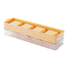New for Summer Easily Detachable Membrane Home Food Grade Four Compartment Ice Maker Glacier Pattern