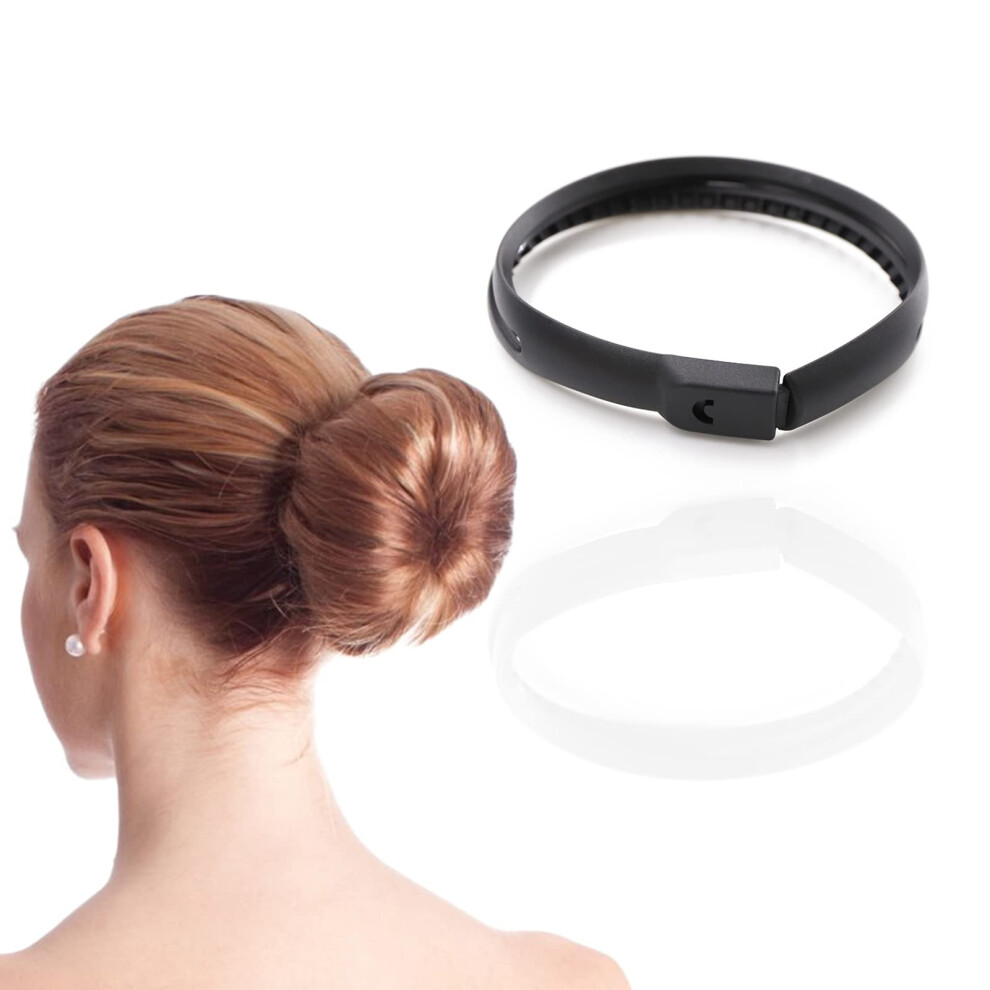 Unisex Black Hair Bun Maker For Women Â Easy To Use Tool For Quick Styling, Gentle Hold And Party Wear