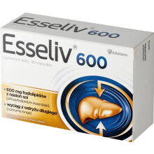 Aflofarm Esseliv 600 30 kap functioning liver improve digestive process