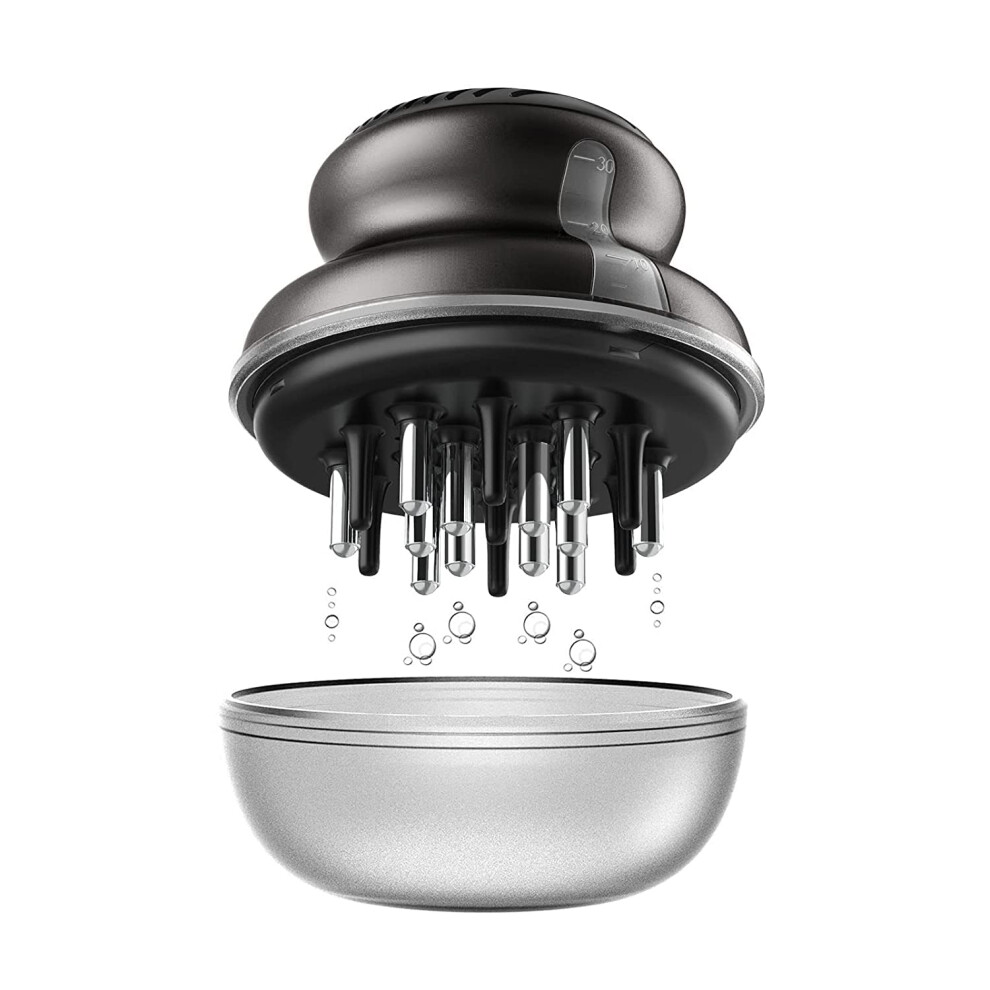 2 in 1 Scalp Massager Brush and Hair Oil Applicator for Hair Growth with Precise Scalp Application