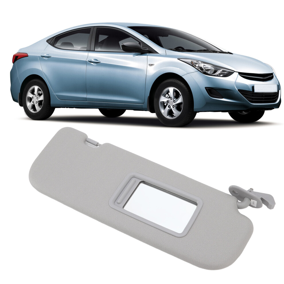 Passenger Side Sunvisor Assy For Hyundai Elantra 2011-2015 Grey 9381382097323