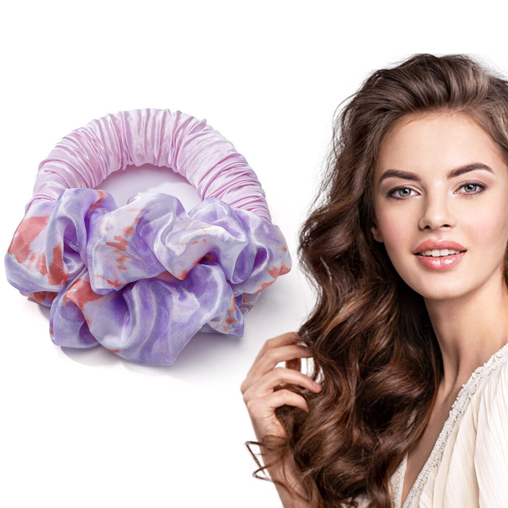 Heatless Curling Headband Satin Rod for Overnight NoHeat Hair Styling and Frizz Reduction