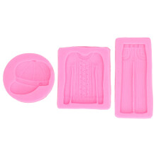 Múnla Silicone Fondant Seacláide le Caighdeán Sármhaith agus Airíonna Frithsheasmhacha Teasa, Dearadh Neamhghreamaitheach Éasca le hÚsáid le
