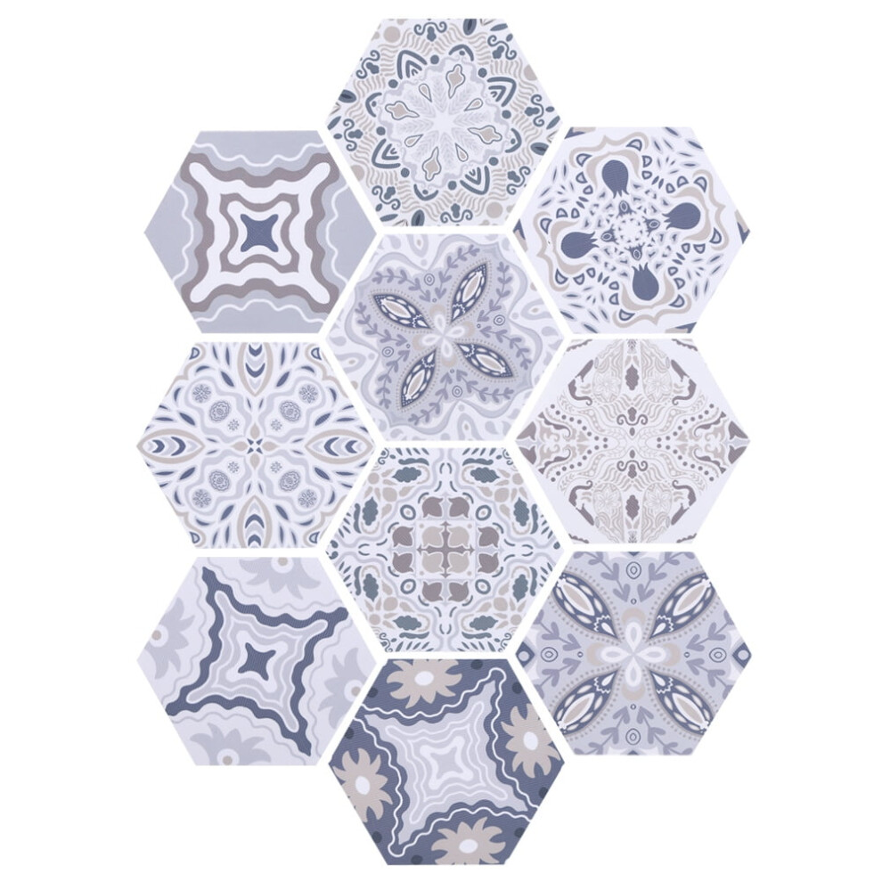 Hexagonal Non-Slip Floor Stickers, Self-Adhesive Tile Decals For Bathroom & Kitchen Floors 9482828552212
