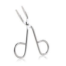 Stainless Steel Eyebrow Tweezer with Scissor Handle for Women Facial Hair Removal Silver 3.34 Inch