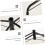 Metal Christmas Tree Stand Iron Base for Artificial Trees, Stable Support and Easy Assembly 2