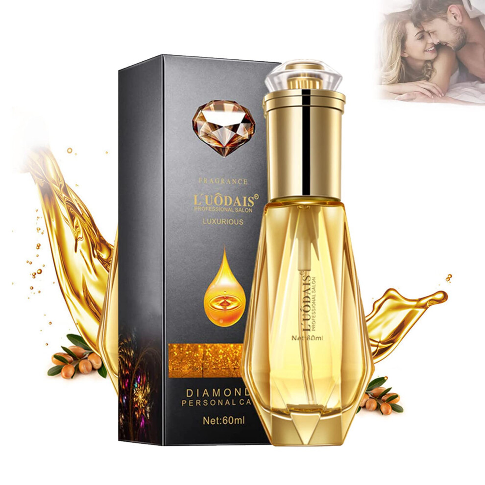 Pheromone Hair Oil for Women 1PC, Leavein AntiBreakage Treatment with Deep Hydration and LongLasting Shine