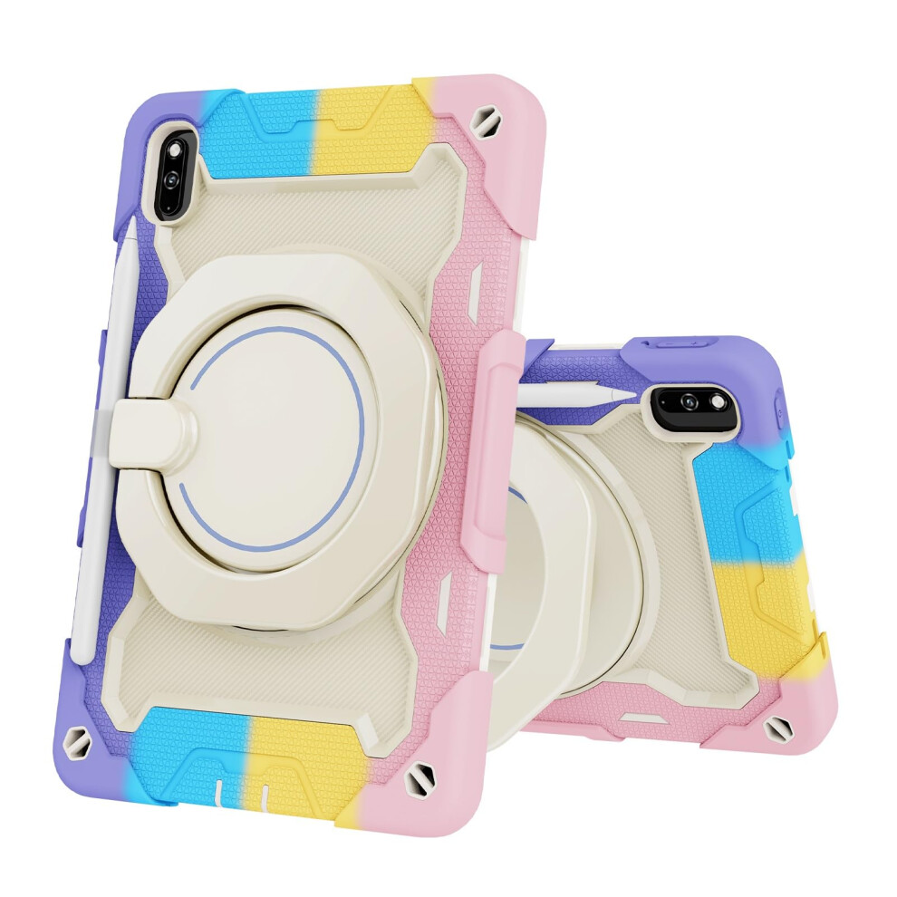 Shockproof Rugged Tablet Case With Kickstand For 10.4 2022/2020, Tpu Protective Cover For Kids Pink 9044945287752