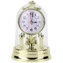 Mantel Clock Retro Silent Desk Clock for Living Room Office Home Decor Antique Style