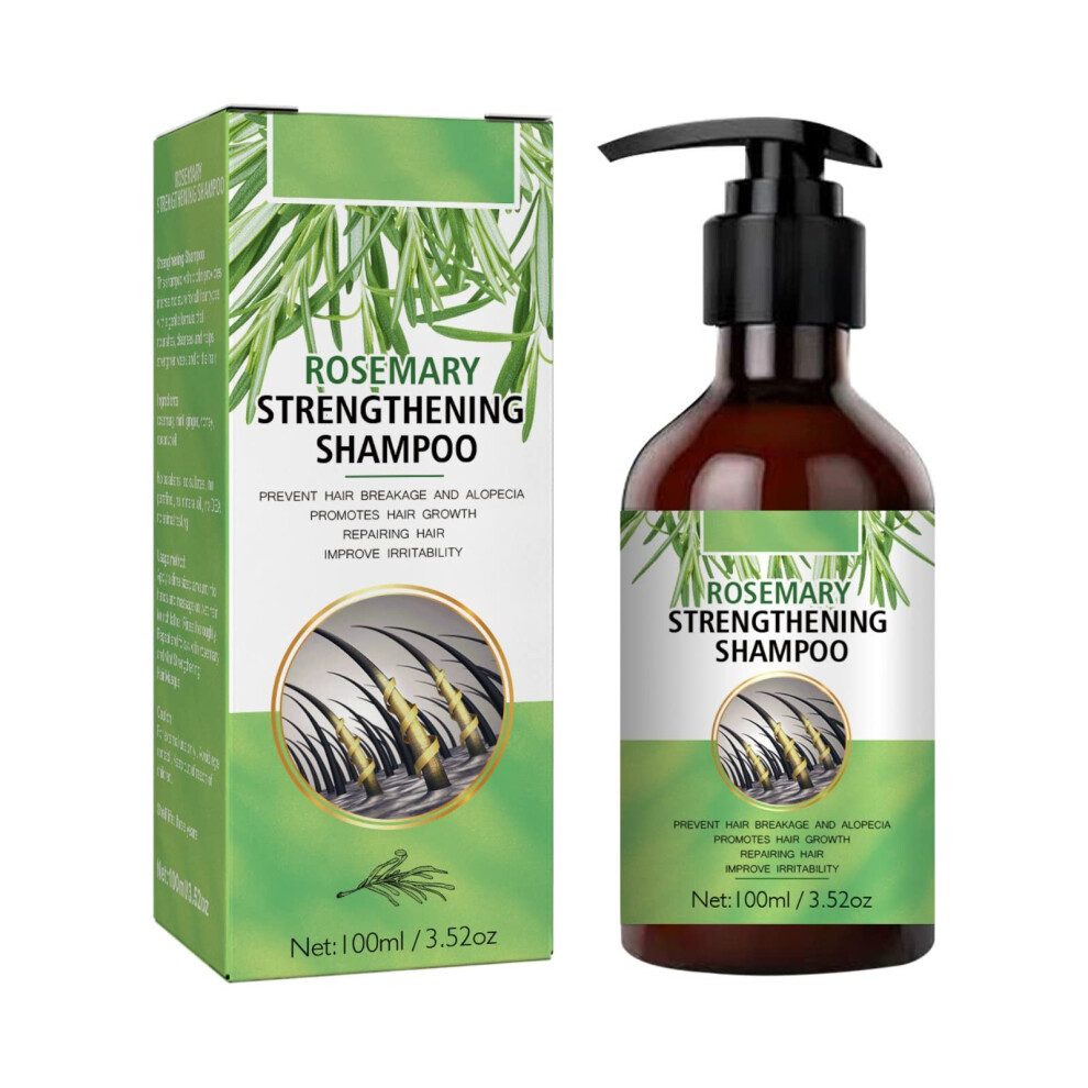 Rosemary Hair Growth Shampoo for Thinning Hair, Hair Thickening Boost, Gentle Herbal Cleanse