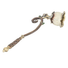 Candle Wick Snuffer and Extinguisher, Long Handle Metal Tool for Safe Flame and Home Aromatherapy