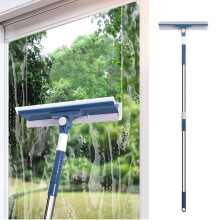 SHENGXINY 48" Mopping Shower Squeegee for Glass Doors, Bathroom, Mirrors, Windows, Cars, Tile Walls, Silicone Handle