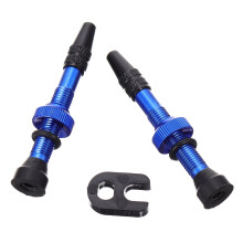 Gas Nozzle Metal Bike Valves Bicycles Tubeless Stem Cycling Air Aluminum Alloy Copper
