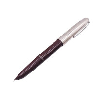 3 Pcs Vintage Hero Pen Chinese Classic Retro Pen Tip 0.38mm Pen Length 137mm Thick 10mm Office Calligraphy Learning Souvenirs Red Thick tip 0.38mm