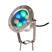 LED Underwater Fountain Light IP68 Waterproof RGB Spotlight 6W AC 24V for Pond Pool Garden