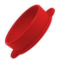 Silicone Wax Melting Bowl Heat Resistant Non Stick Liner for Wax Warmer Home Salon Use Red