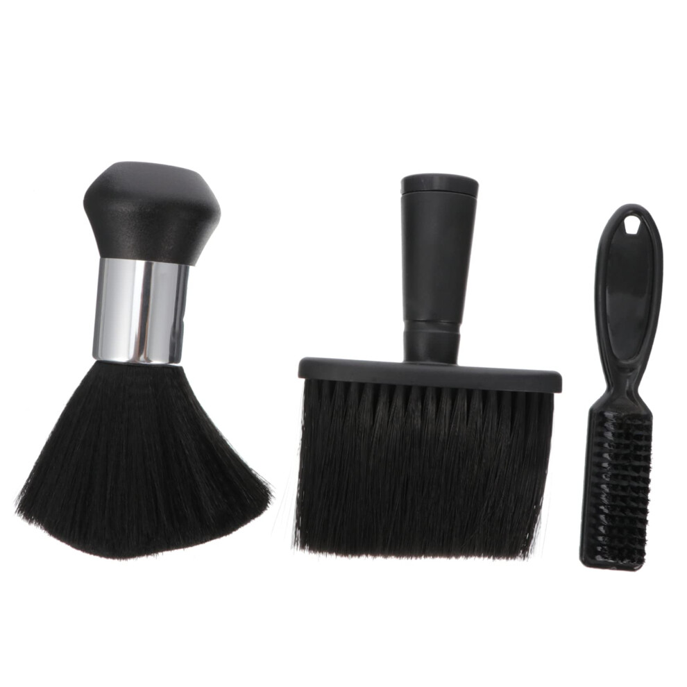 3pcs Barber Neck Duster Brush Set for Haircut Cleaning and Loose Hair Removal at Home