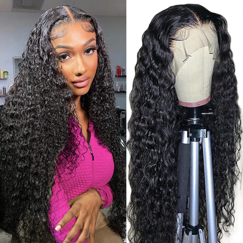613 Blonde Lace Front Wig Human Hair 13x6 Transparent Lace 20 Inch 180 Density Natural Hairline
