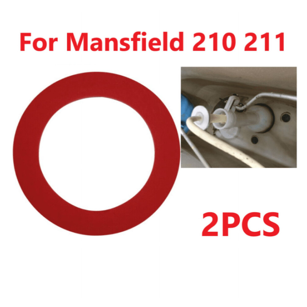 2 Pcs Flush Valve Seal For Mansfield 210 And 211 Toilet Repairs Red, Silicone Toilet Seal Ring Toilet Gasket Toilet Tank Parts Toilet 9482828560088