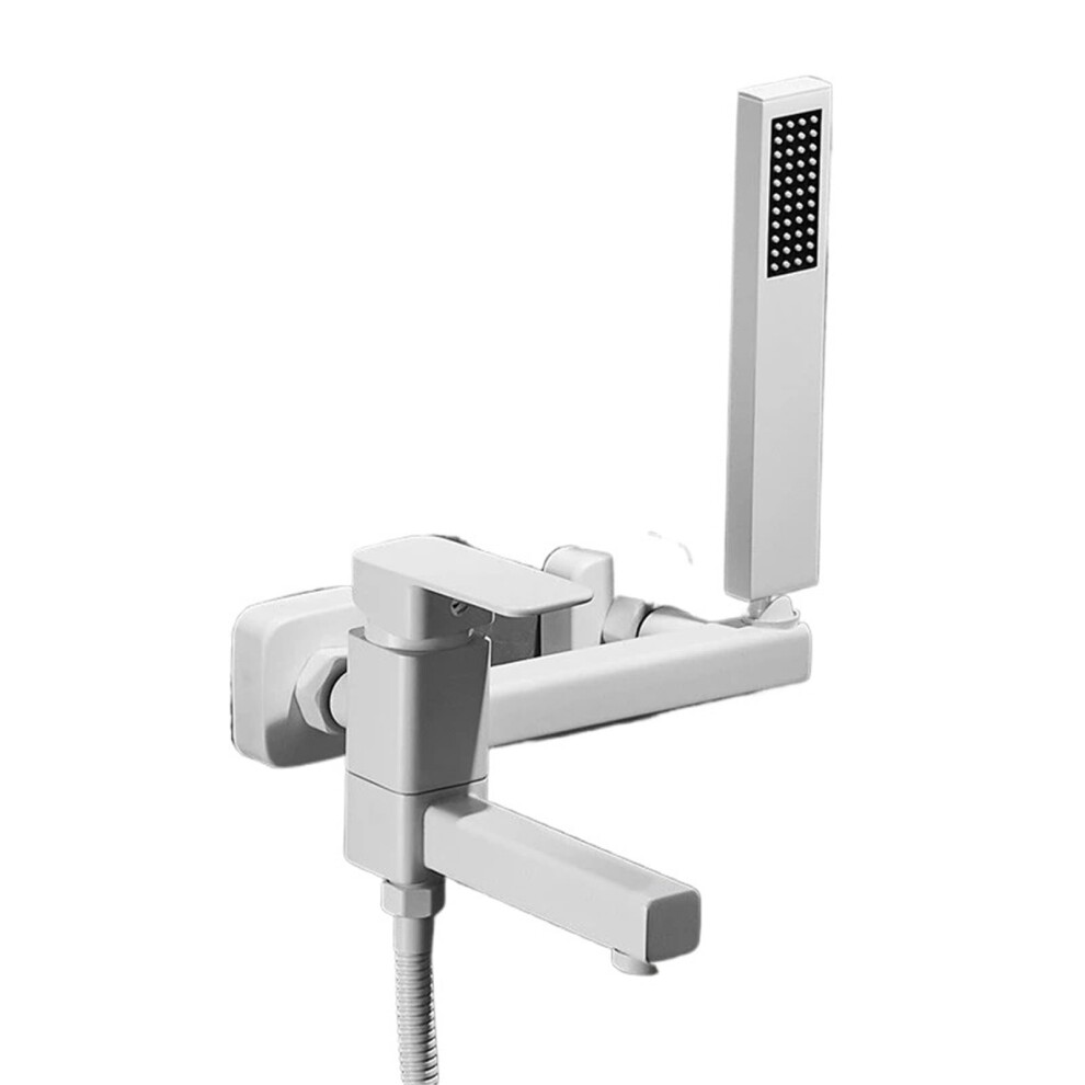 Black Bathtub Shower Set With Wall Mounted Rotatable Brass Faucet And Bidet Mixer Tap For Bathroom (Style 5) 9174973359548