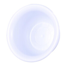 Shaving Soap Bowl Plastic Mug for Men with Handle, White Shaving Cream Foam Cup 3.46 x 1.65 Inches