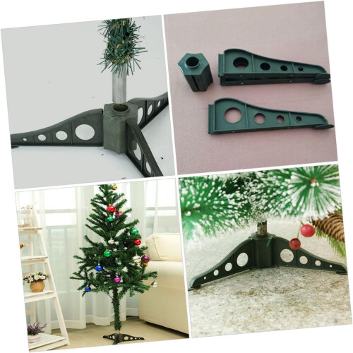 Christmas Tree Stand Bracket for Artificial Trees, Stable Base Holder for Holiday Decor, 2pcs 2