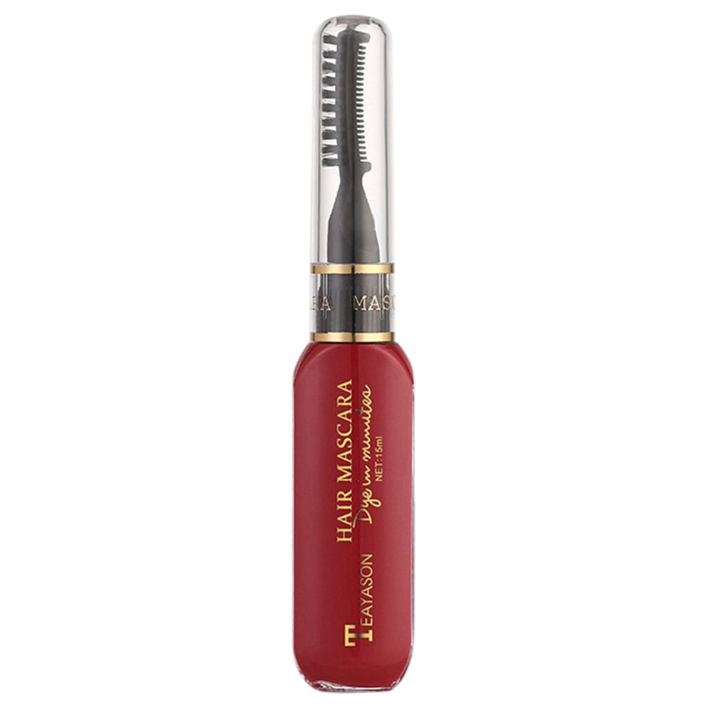 Dark Temporary Hair Color Mascara And Hair Chalk Comb Set For Hair Highlights Washable