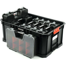 7-Piece Assortment Box for Small Parts and Tool Box Storage Box with Dividers 520 x 329 x 210 mm