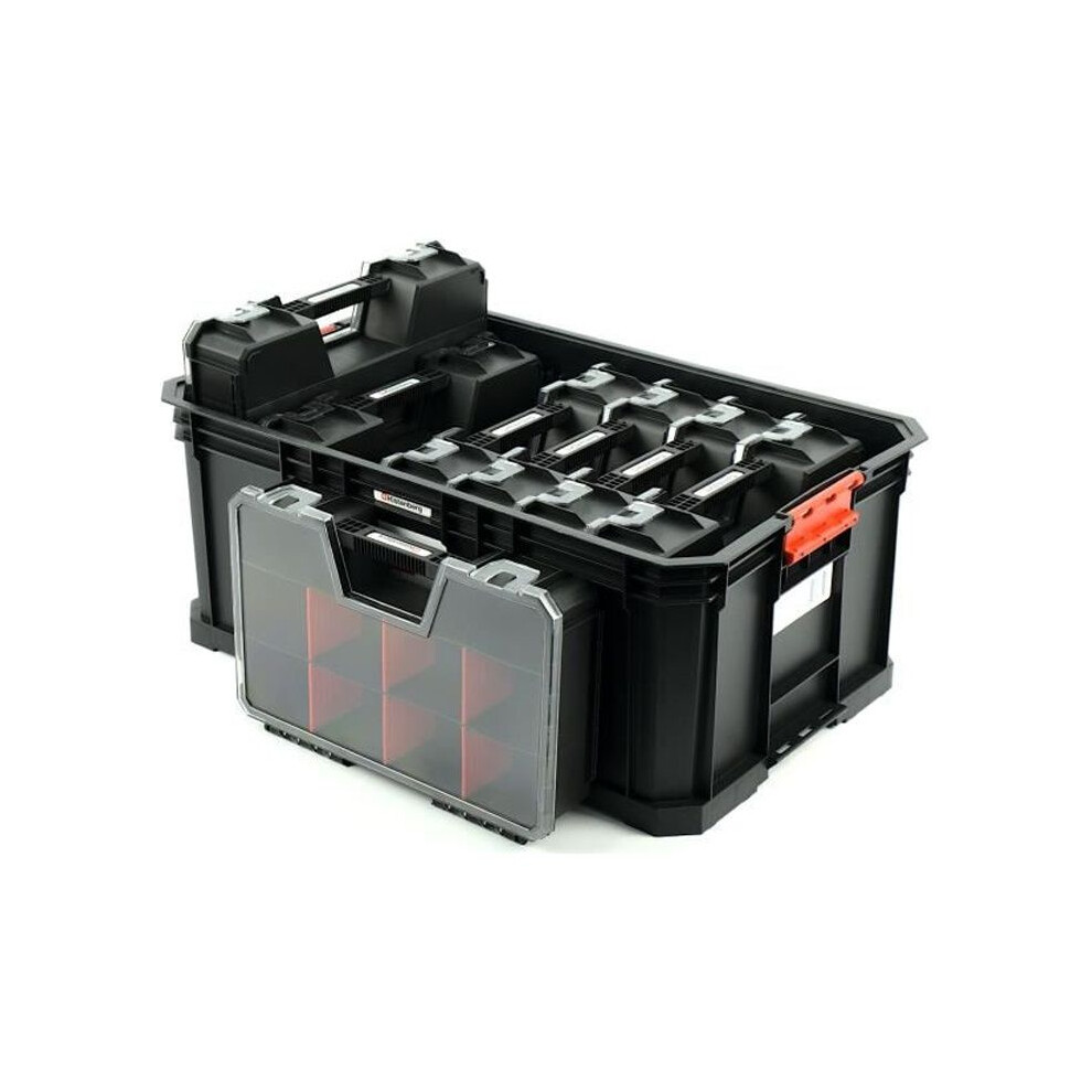 7-Piece Assortment Box for Small Parts and Tool Box Storage Box with Dividers 520 x 329 x 210 mm