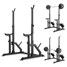Soporte para Sentadillas - ZIPRO - LIFT - Ajustable - Carga 320 kg - Almacenamiento de Pesas Integrado