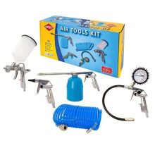 Accessoires voor compressor - Airpress - Set van 5 stuks - Pneumatisch - Euro-aansluiting - Veelzijdig