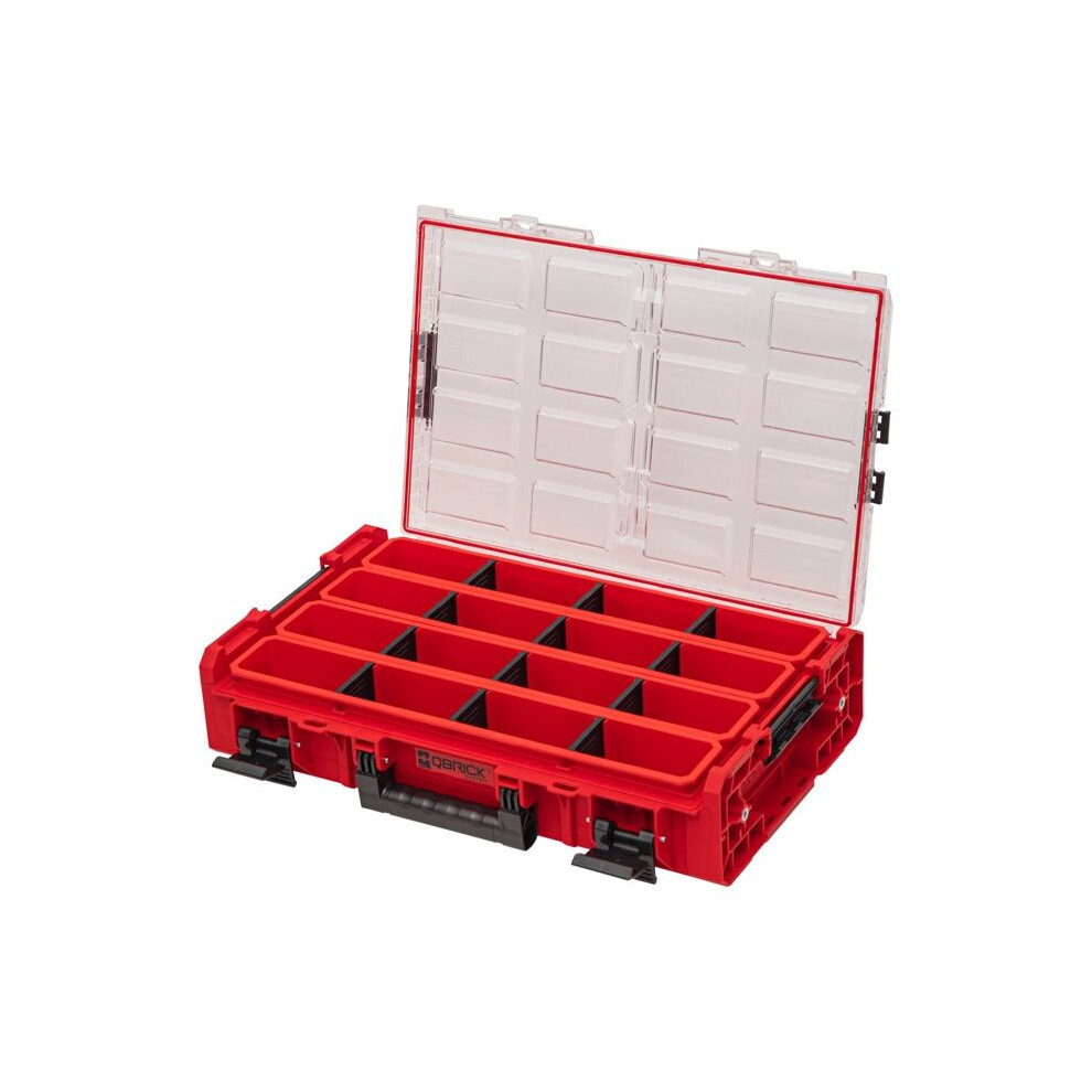 Qbrick System Organizer - Qbrick - System One Xl 2.0 - Rot - 13,5 L - Ip66 - Stapelbar