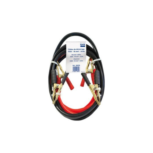 Starthilfekabel 320A 3m/16mm² mit Messingklemmen - GYS - 056206