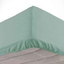 Copri Materasso in Cotone "Biolina" 140x190cm Salvia