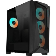 Boîtier moyen tour - GIGABYTE - C301 Glass V2 - Verre trempé - Noir - 2 ports USB 2.0