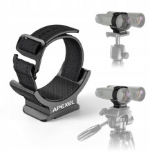 Binocolo ottico - APEXEL - Apl-f007 Pro - Supporto treppiede Arca-Swiss - Clip per cintura - Colore Nero