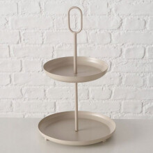 Jäätelökuppi - Boltze Patera GOGO kakkuastia, metallinen, Korkeus 34 cm