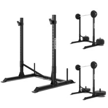 Candelabros Ajustables - ZIPRO - PRESIÓN - Carga 350 kg - Altura Ajustable 46-116 cm - Almacenamiento de Peso Integrado